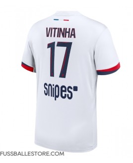 Günstige Paris Saint-Germain Vitinha #17 Auswärtstrikot 2025-26 Kurzarm